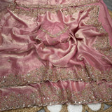 Shiny Bridal Space Silk Saree