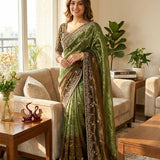 Boutique Shaded Chiffon Saree