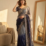 Boutique Shaded Chiffon Saree