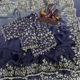Boutique Shaded Chiffon Saree