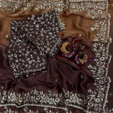 Boutique Shaded Chiffon Saree