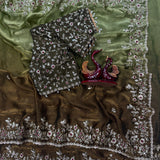 Boutique Shaded Chiffon Saree