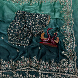 Boutique Shaded Chiffon Saree