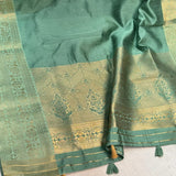 Sindhu Solid Zari Weaving Saree
