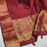 Sindhu Solid Zari Weaving Saree
