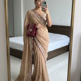 Wedding Georgette Embroidered Saree