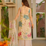 Crafted Organza Silk Top Plazzo