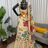 Crafted Organza Silk Top Plazzo