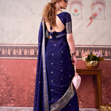 Lightweight Chinon Royal Zari Saree