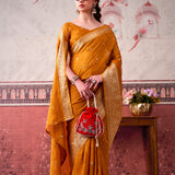 Lightweight Chinon Royal Zari Saree