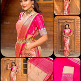Beautiful Art Silk Jacquard Saree