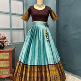 Traditional Kanchi Checks Lehenga