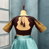 Traditional Kanchi Checks Lehenga