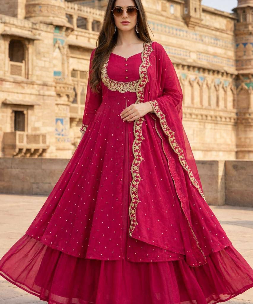 Trendy Rajveer Vichitra Crop Top