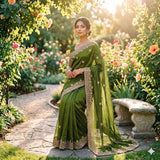 Grand Partylook Space Silk Saree