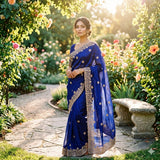 Grand Partylook Space Silk Saree