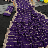 Manki Blooming Vichitra Silk Saree