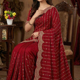 Manki Blooming Vichitra Silk Saree