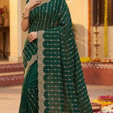 Manki Blooming Vichitra Silk Saree