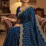 Manki Blooming Vichitra Silk Saree