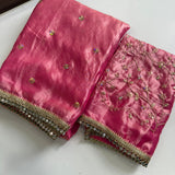 Classy Space Silk Satin Saree