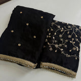 Classy Space Silk Satin Saree