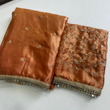 Classy Space Silk Satin Saree