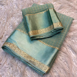 Festive Viscose Georgette Checkered Saree