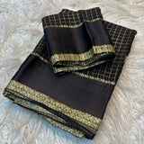 Festive Viscose Georgette Checkered Saree