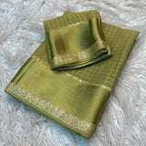 Festive Viscose Georgette Checkered Saree
