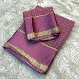 Festive Viscose Georgette Checkered Saree