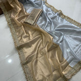 Viscose Organza Dual Tone Saree