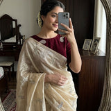 Celebrity Space Satin Silk Saree