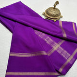 Traditional Mysore Crepe Silk Saree