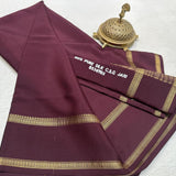Traditional Mysore Crepe Silk Saree