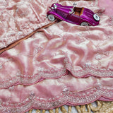 Premium Two Tone Fandy Silk Saree