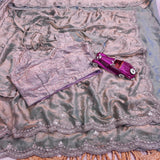 Premium Two Tone Fandy Silk Saree