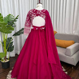 Sangeet Rani Pink Silk Lehenga Choli