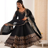 Elegant Embroidered Sequence Anarkali