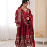 Elegant Embroidered Sequence Anarkali
