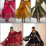 Elegant Embroidered Sequence Anarkali