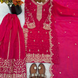 Ethnic Embroidered Silk Top Plazoo