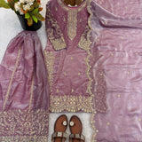Ethnic Embroidered Silk Top Plazoo
