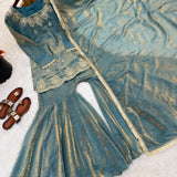 Boutique fendy Silk Top Sharara