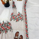 Stunning Sequence Embroidered Top Sharara