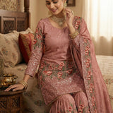 Stunning Sequence Embroidered Top Sharara