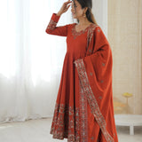 Trendy Embroidered Designer Anarkali Suit