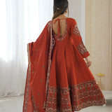 Trendy Embroidered Designer Anarkali Suit