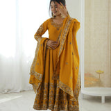 Trendy Embroidered Designer Anarkali Suit
