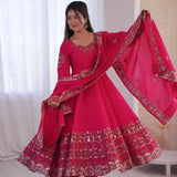 Trendy Embroidered Designer Anarkali Suit